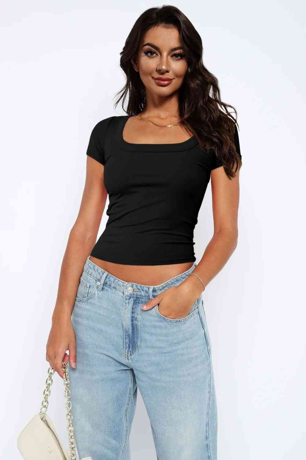 Square Neck Tee
