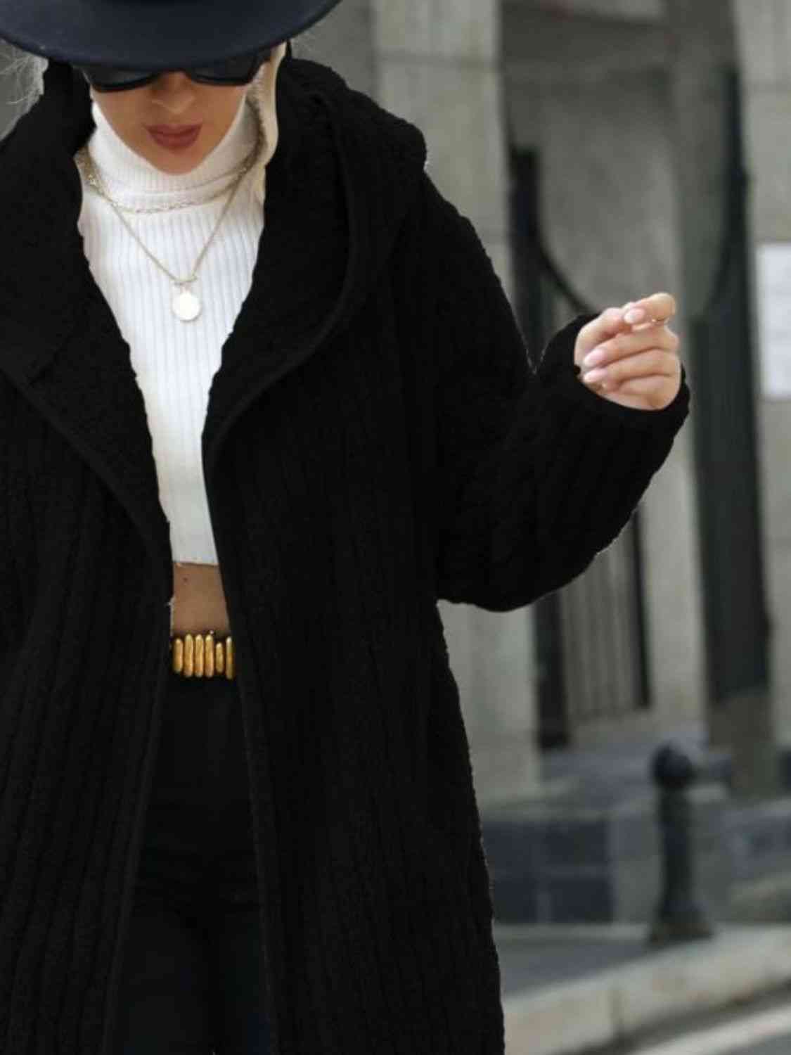 Soft Ribbed Coat