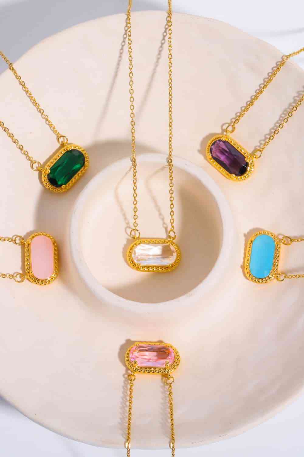 Statement Stone Necklace