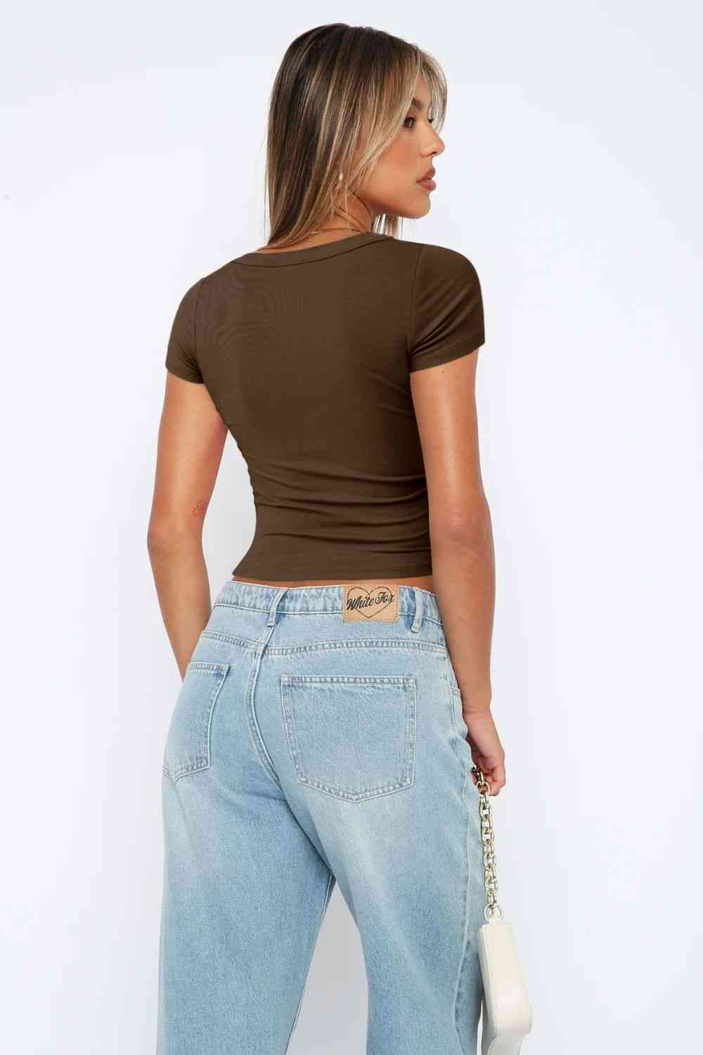 Square Neck Tee