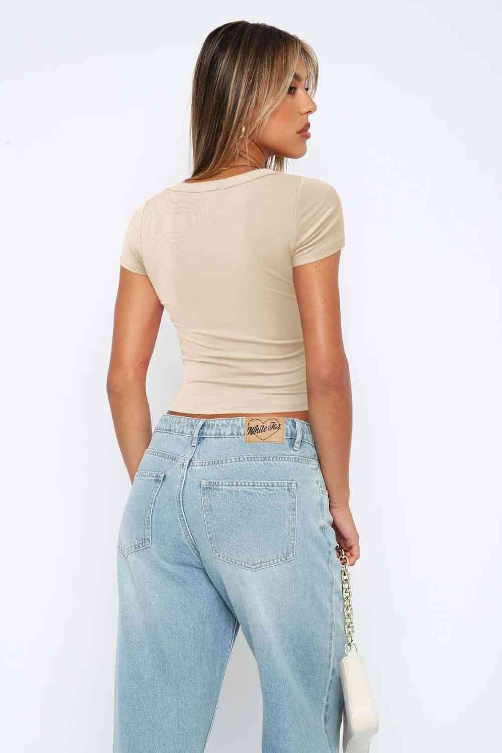 Square Neck Tee