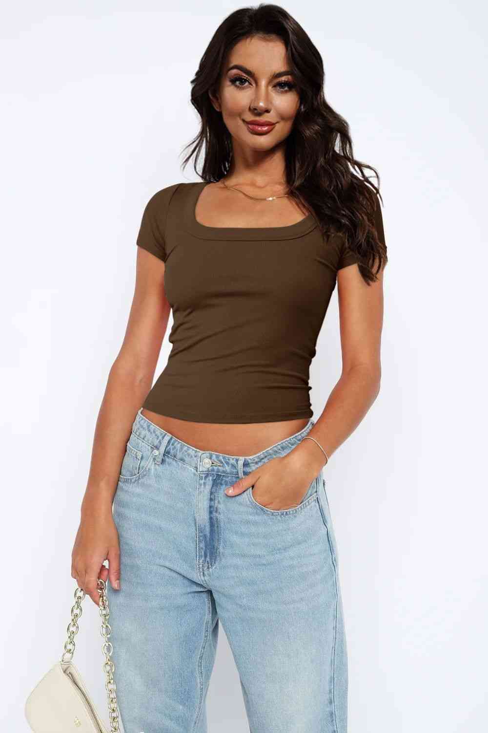 Square Neck Tee