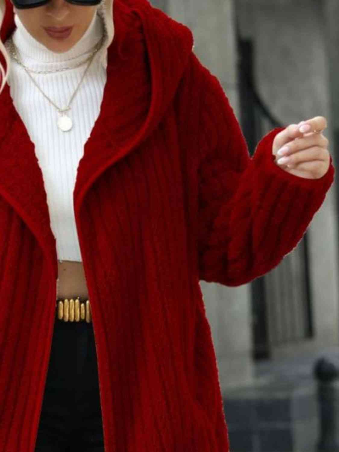 Soft Ribbed Coat