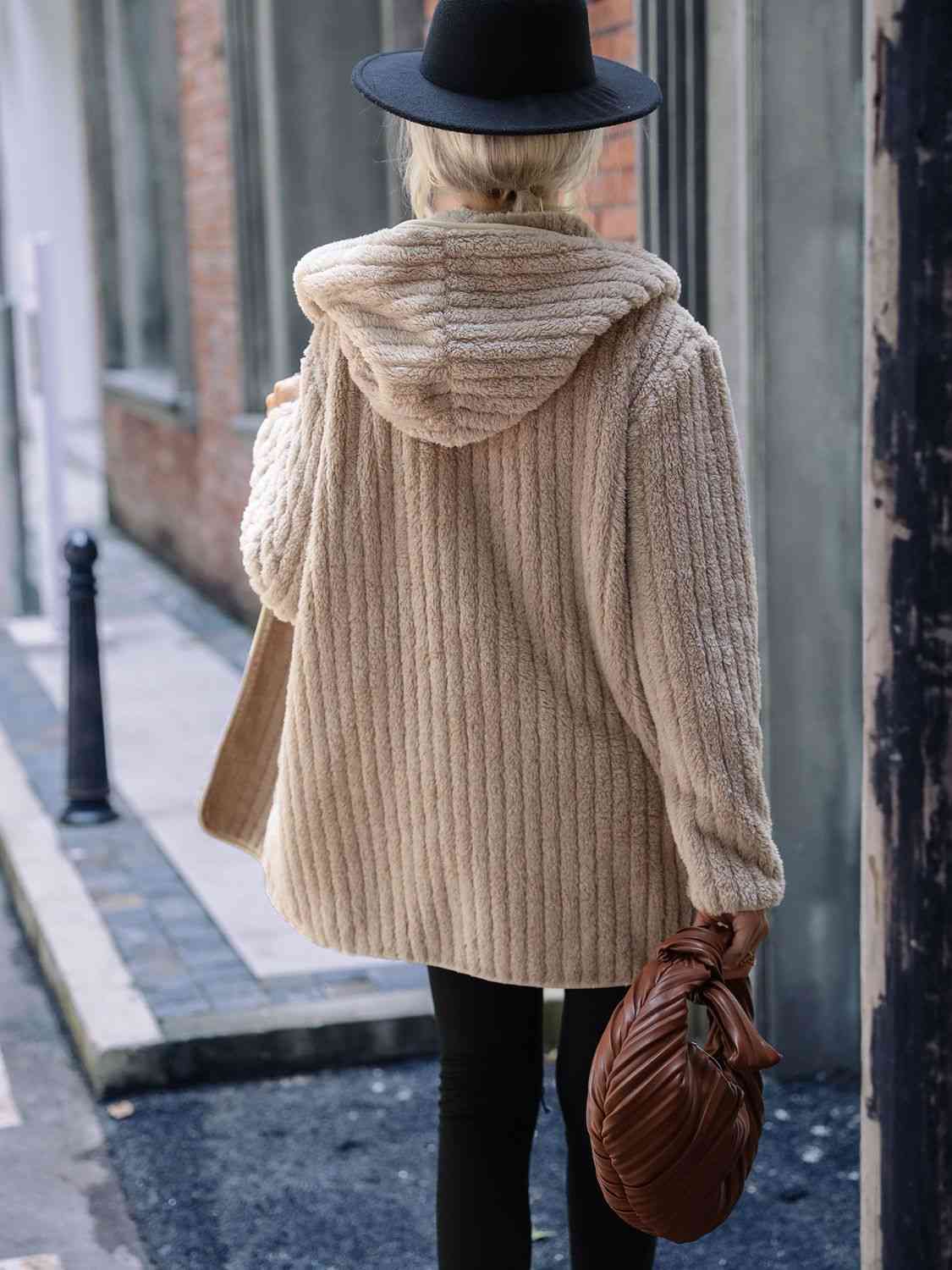 Soft Ribbed Coat