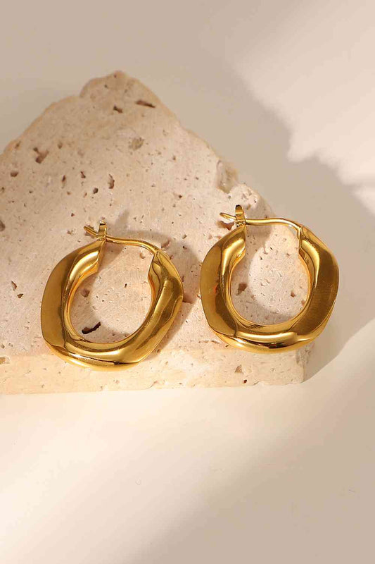 Classic Oval Hoop Earrings