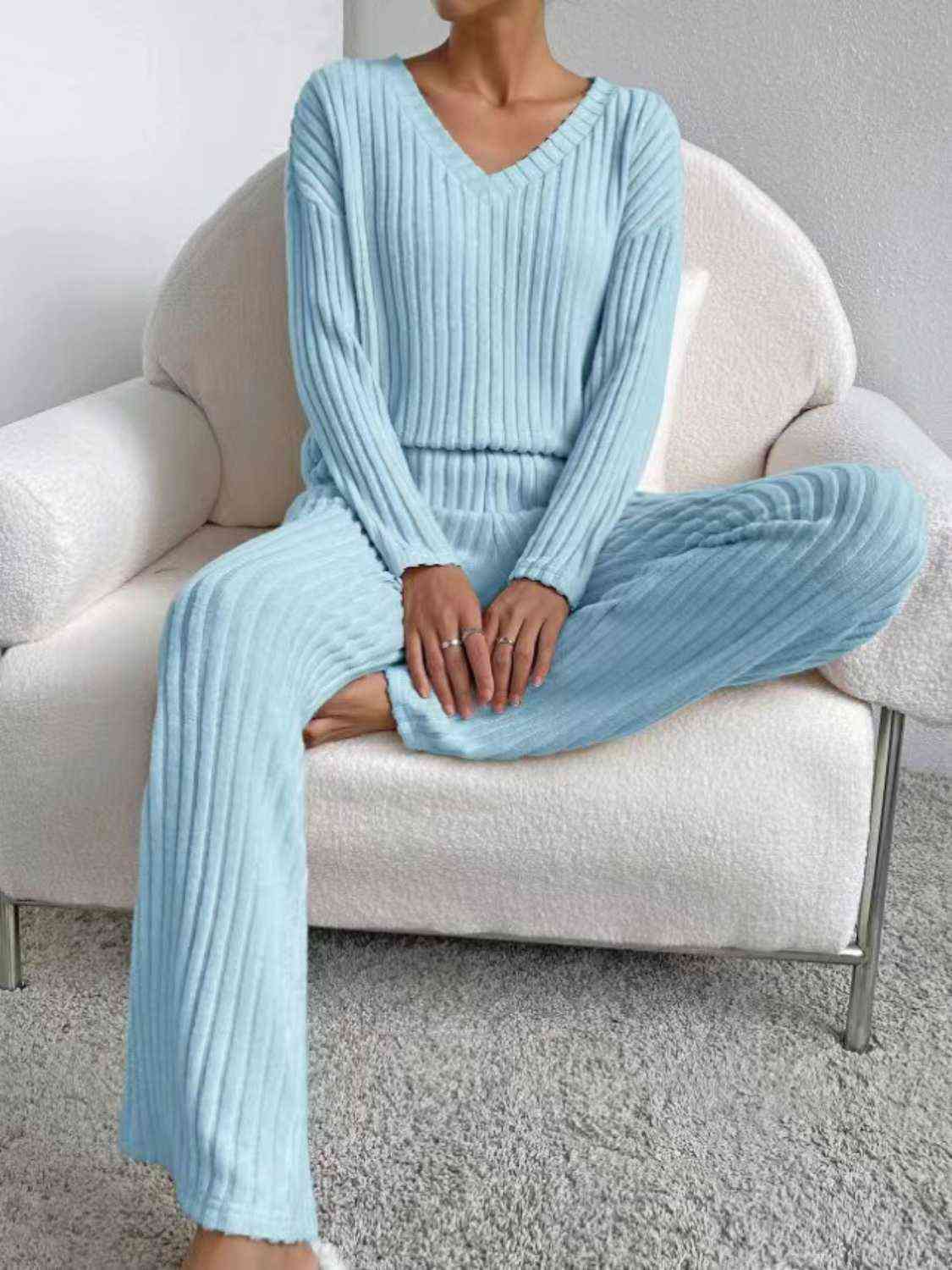 Ribbed Sweater Set