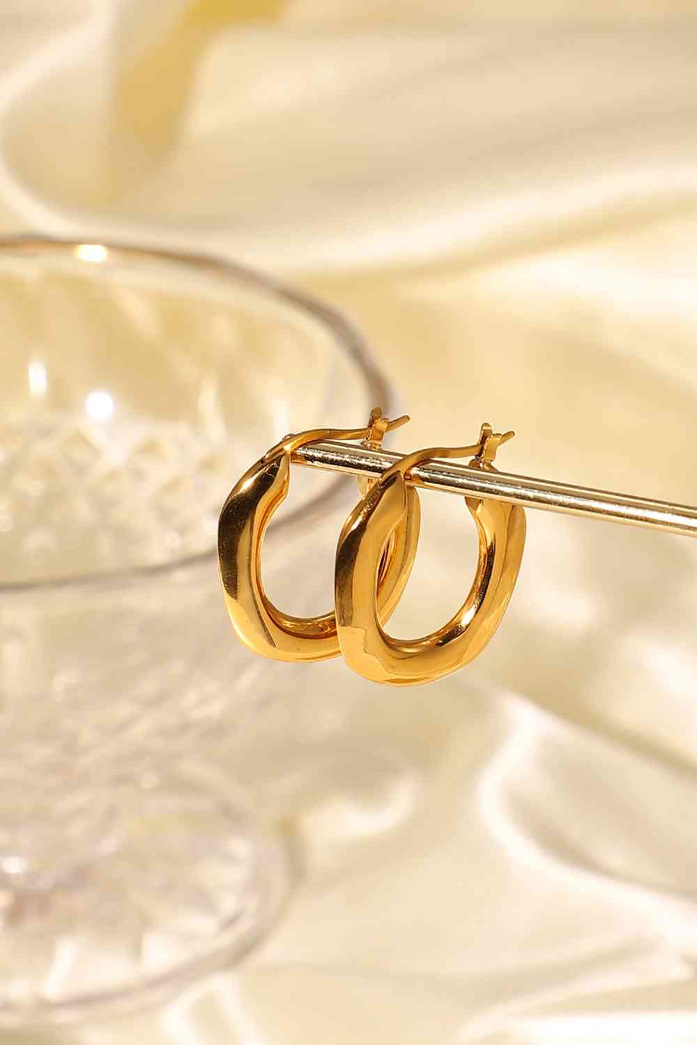 Classic Oval Hoop Earrings