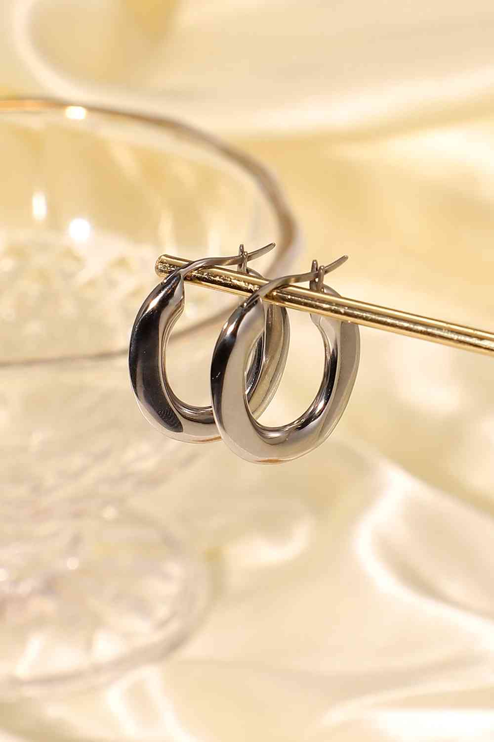 Classic Oval Hoop Earrings