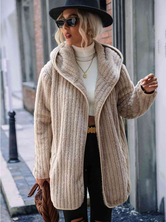 Soft Ribbed Coat