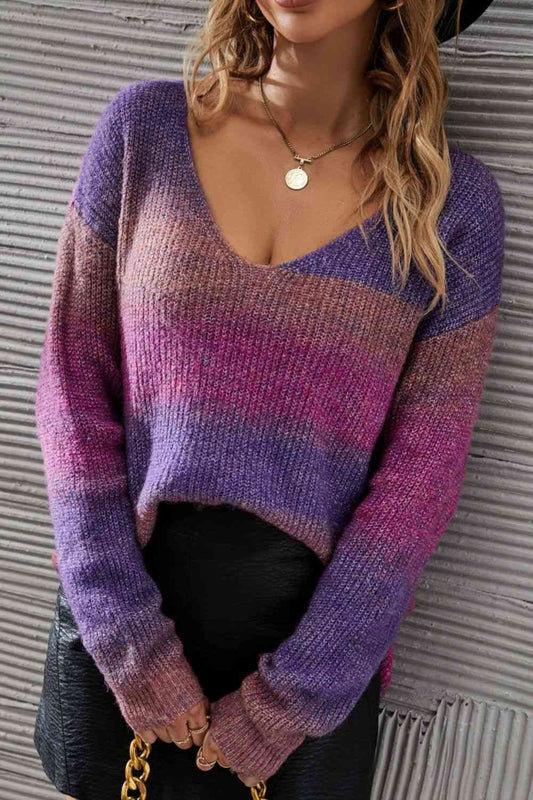 Violet Knit Sweater