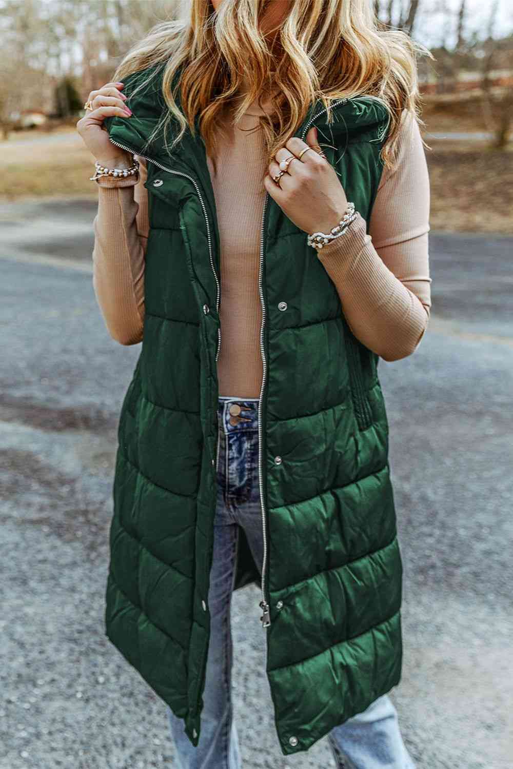 Long Puffer Vest