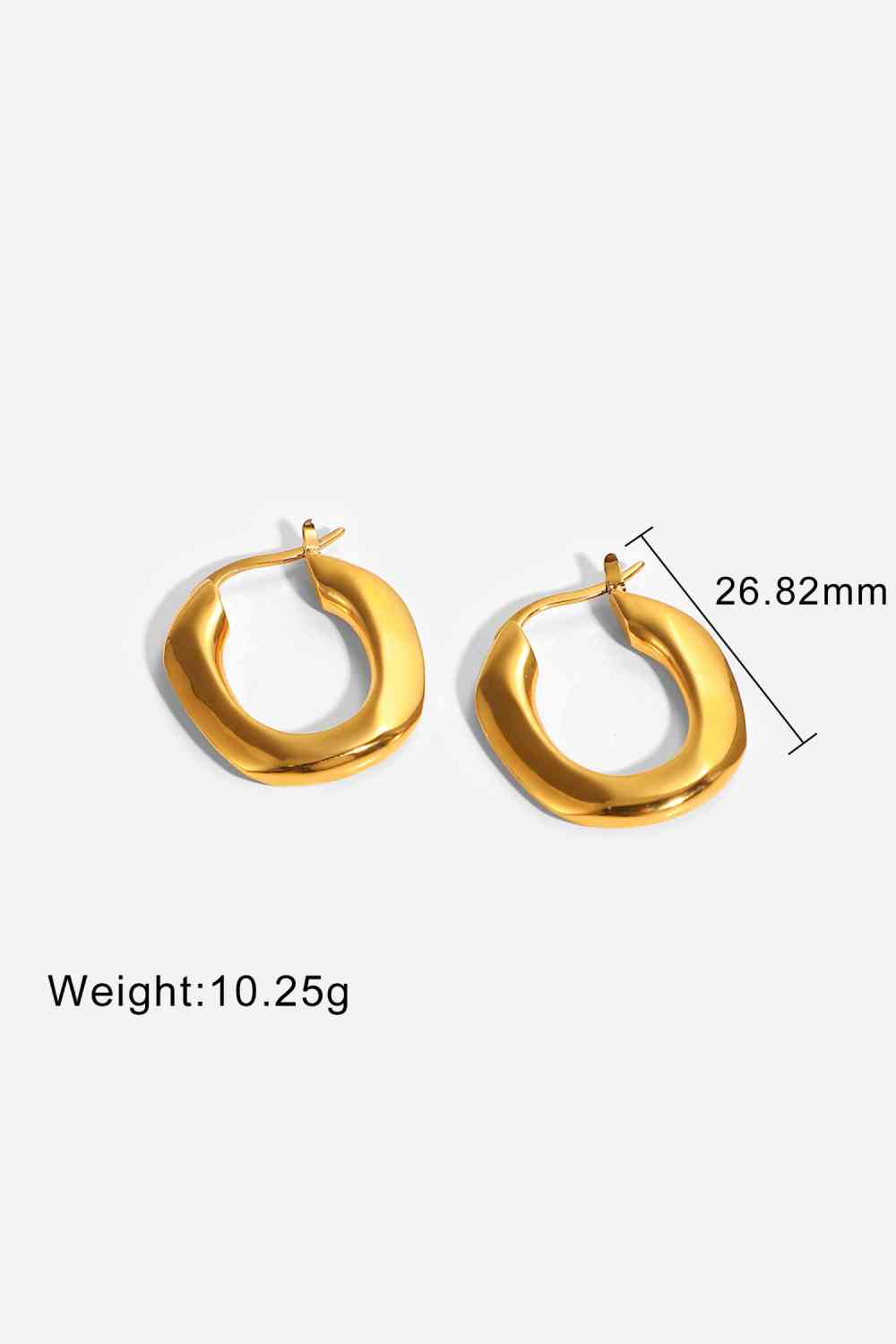 Classic Oval Hoop Earrings