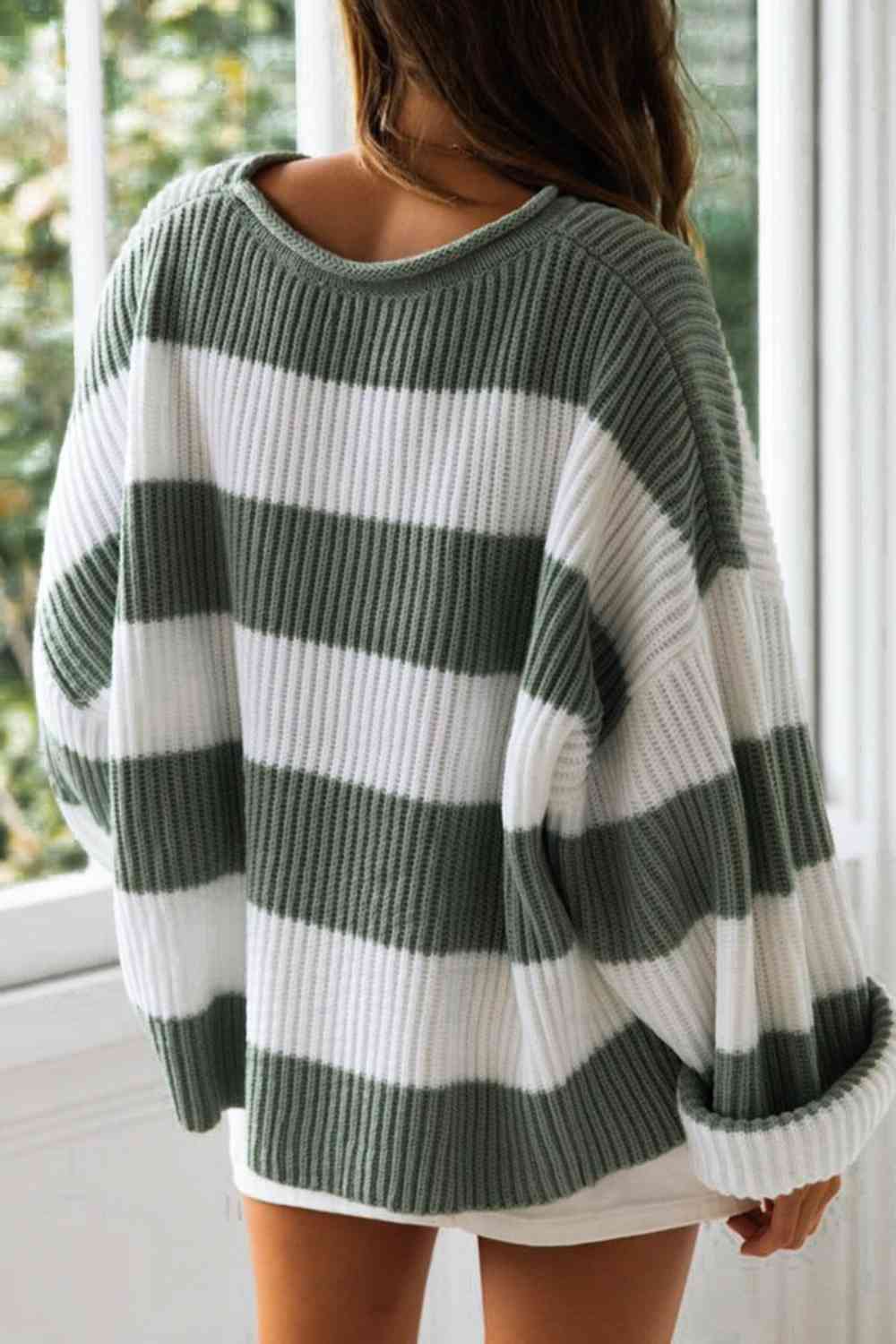 Oversized Striped Sweater