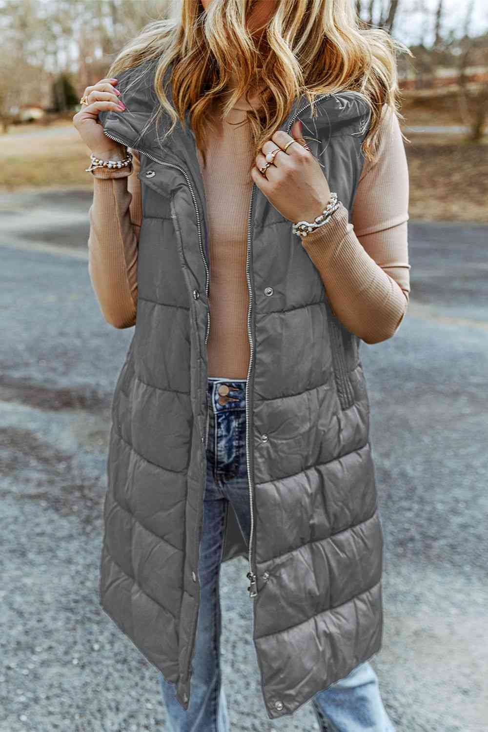 Long Puffer Vest