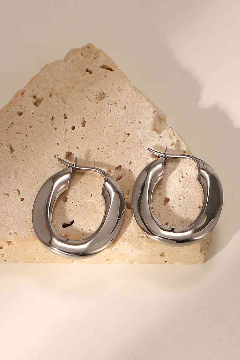 Classic Oval Hoop Earrings