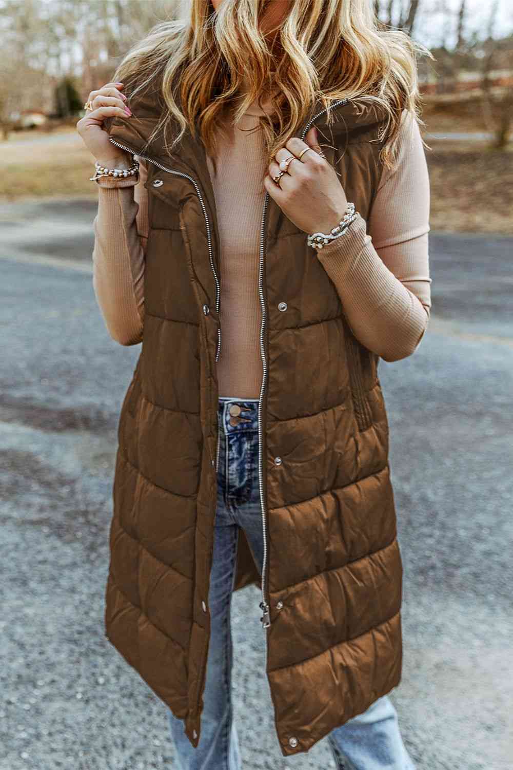 Long Puffer Vest