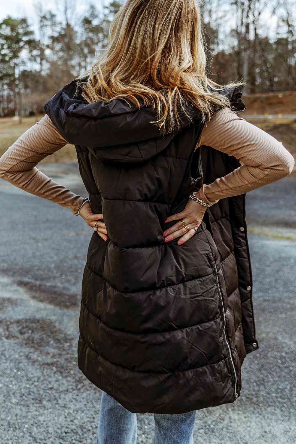 Long Puffer Vest