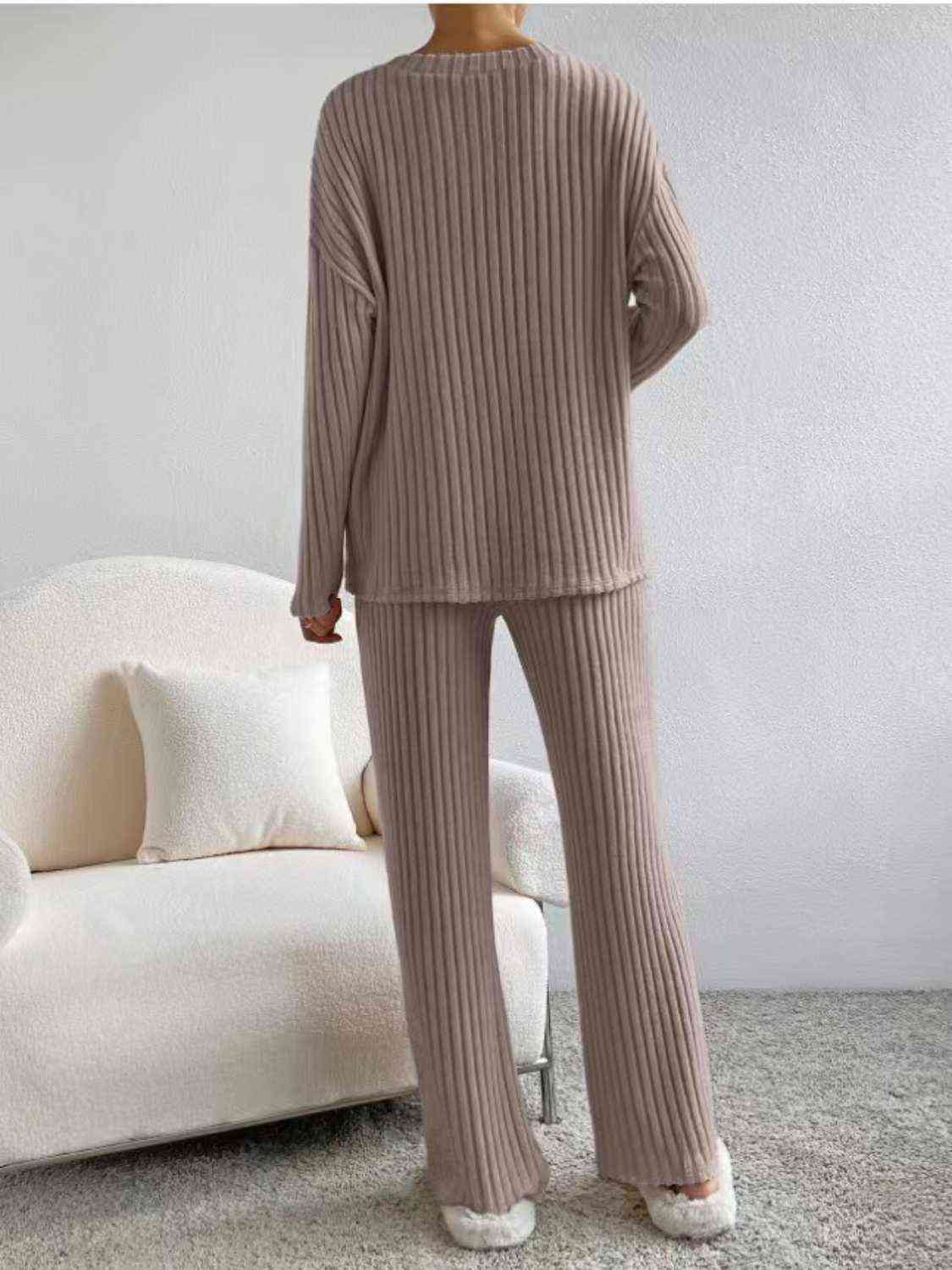 Ribbed Sweater Set