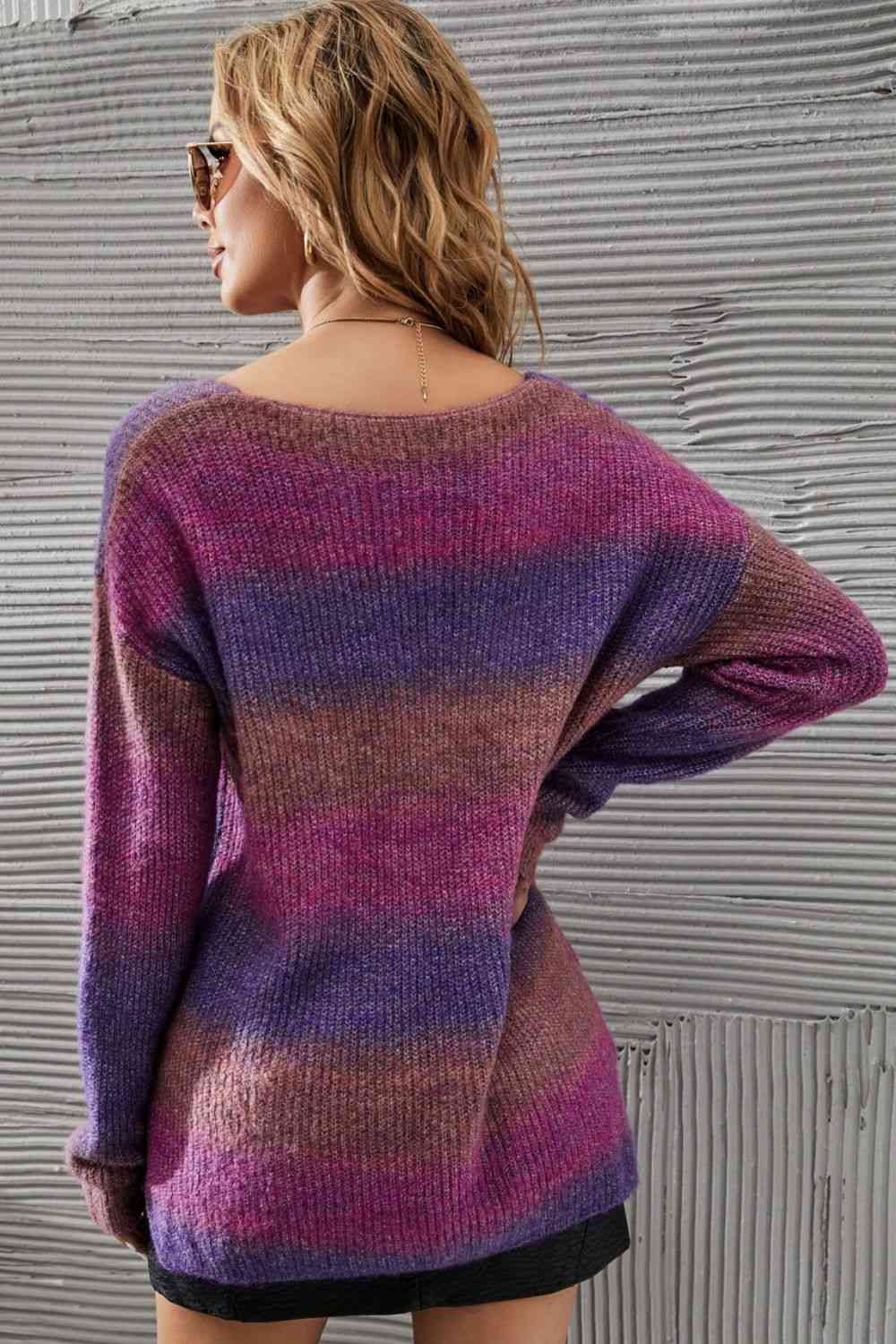 Violet Knit Sweater